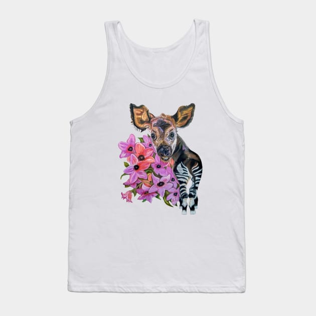 Baby Okapi Tank Top by mariasibireva